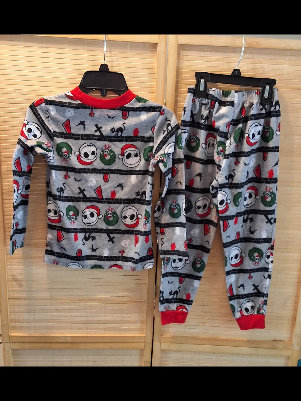 Disney Jack Skeleton Christmas Pajama Set- Flame Resistent